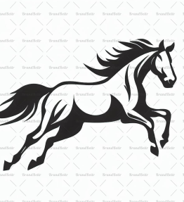 Galoppierendes Pferd